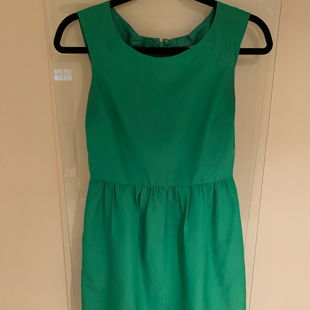 J Crew Green Dress